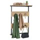 image 1 of COSTWAY Entryway Coat Rack Wall Mounted Coat Rack w/6 Hooks N/A | One Size