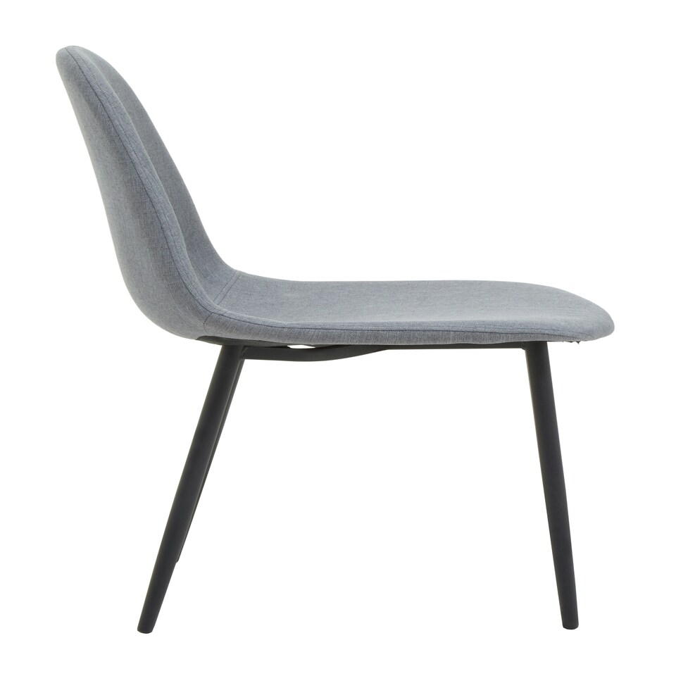 image 1 of Interiors by Premier Salford Grey Fabric Dining Chair