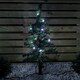 image 3 of 6pc 5m Christmas Green Tree Outdoor Path Lights with 15 White LEDs per Tree | Green | Green