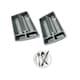 image 2 of 2 X Silver High Grade Dish Drainer Rack Kitchen Utensil Holder Drying Rack