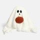 image 8 of OHS Autumnal Halloween Gonk Pumpkin Ghost Ghoul Boo Matte Velvet Boucle Filled Decor Scatter Bed Chair Sofa Cushions Multi | Rust/Beige Gonk | 25cm