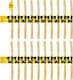 image 1 of Howlers 20 x  Natural Dog Rawhide Rolls Sticks Chews Treat Extra Long 25 cm