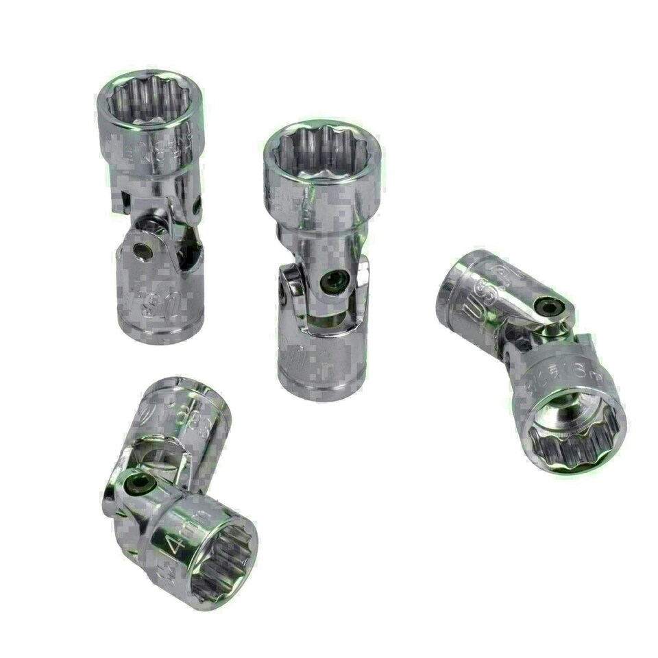 image 1 of Universal Wobble Metric Sockets U J's 10 - 19mm 10pc Set 3/8" Drive AT839