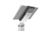 image 7 of Durable Aluminium Tablet Holder iPad Floor Exhibition Stand | Rotates & Locks | Silver