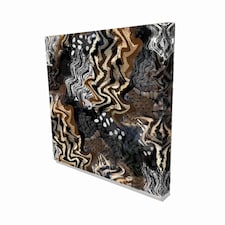 African ethnic elements (Canvas Print) 66cm x 66cm