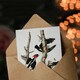 image 3 of John James Audubon Art Card Ivory Billed Woodpecker