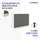 image 8 of JD Greta Adjustable Legs Kitchen Base Unit 400mm Storage Cabinet With Door Shelf 40cm - Sage Green Matt With Worktop