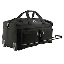 SOLS Voyager Rolling Travel Holdall Bag - Black - One Size