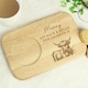 image 5 of Personalised Highland Cow Wooden Coaster Tray
