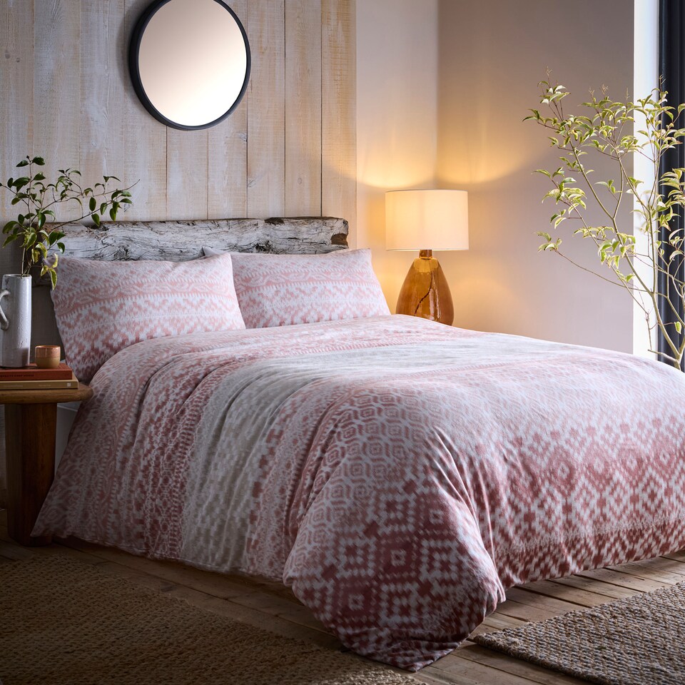 image 1 of Appletree Bergen Duvet Cover Set Terracotta