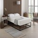 image 2 of Orthopedic Firm Support Mattress - High-Density Reflex Foam for Spinal Alignment White | Single