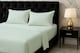image 2 of Microfibre Soft Touch Flat Sheet Plain Dyed Bed Linen Blue | Blue | Duck Egg Blue | Super King