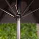 image 8 of Charles Bentley 2m Garden Patio Market Umbrella Crank Function - Grey
