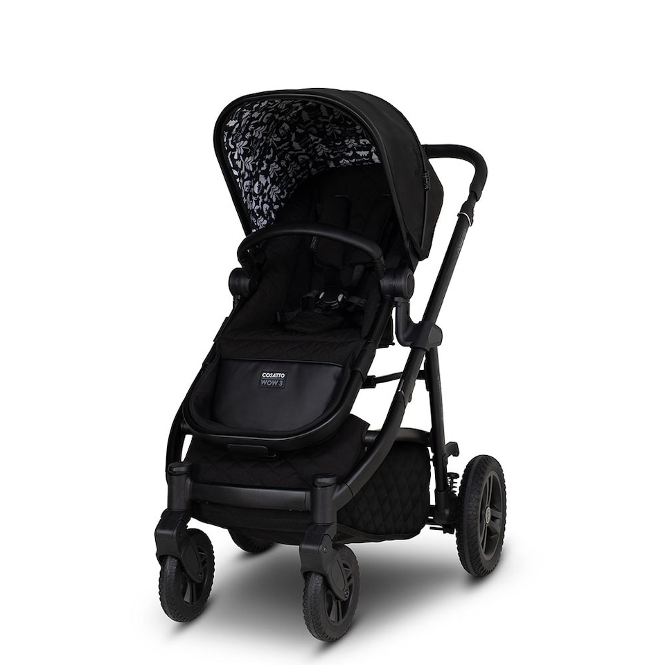 image 1 of Cosatto Wow 3 Pram and Pushchair Carrycot and Reversible Seat, All Terrain Travel System