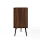 image 4 of Jaxon 2 Drawer Vinyl Turntable Stand | Brown | Walnut