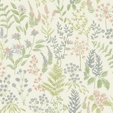Holden Décor Rural Paradise Floral Sprig Wallpaper - Pink/Cream - 10m x 53cm Pink