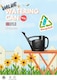 image 3 of 6L Black Watering Can With Detachable Sprinkler Rose
