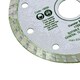 image 3 of 115mm 4.5" 1.2mm Turbo Diamond Ceramic Tile Cutting Disc for Angle Grinders 10pk