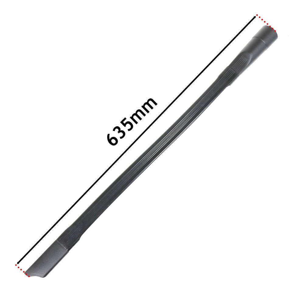 image 1 of SPARES2GO Long Flexible Crevice Nozzle Tool Compatible with Titan 16L 20L 30L 40L Vacuum Cleaners (35mm)