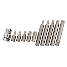 Bluespot Tools Spline Bit Set, 11 Piece - Multi Colour - One Size