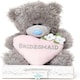 image 1 of Bridesmaid Love Heart Tatty Teddy Bear