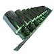 image 2 of 3/8" Drive Deep Metric 6-Sided Single Hex Sockets Rail 15pc 8mm - 22mm Bergen