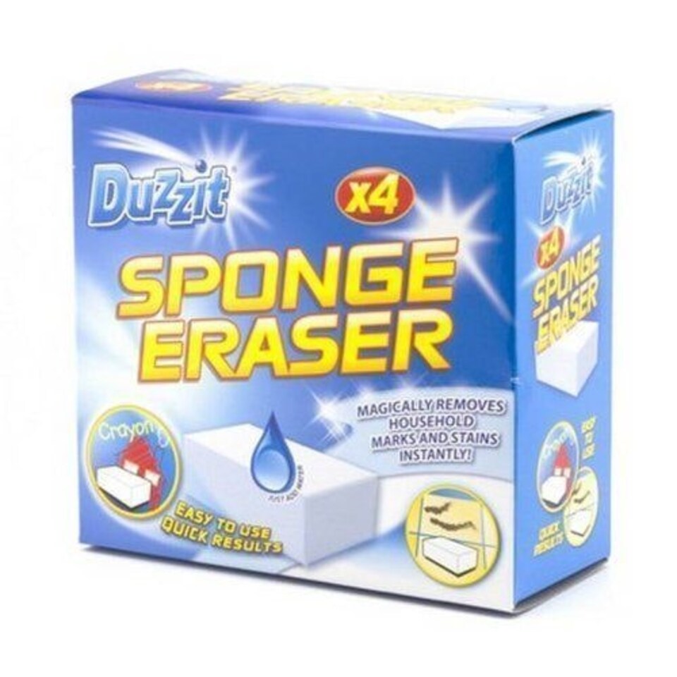 image 1 of Duzzit Sponge Eraser 4 Pack