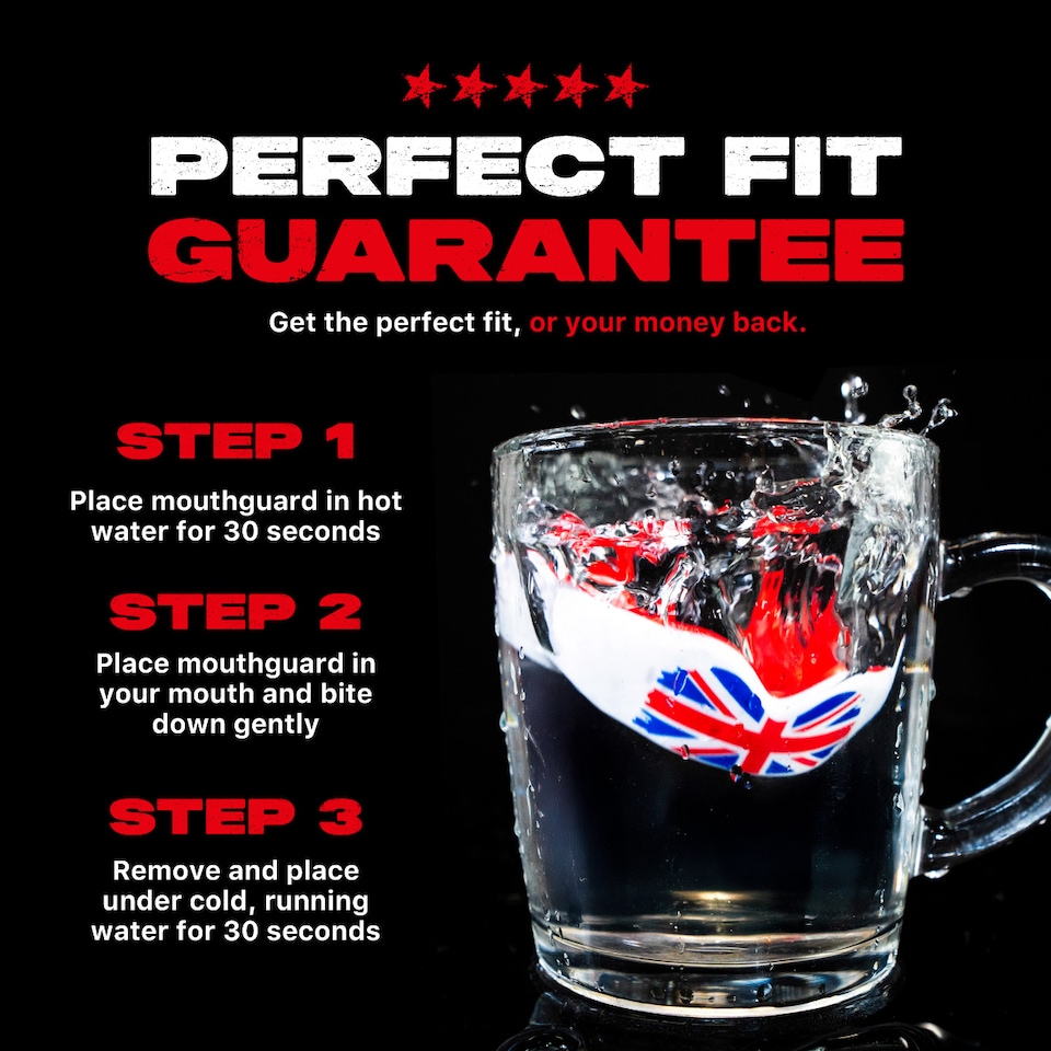 image 1 of SAFEJAWZ Extro Sports Mouth Guard UK Flag Adult/Junior