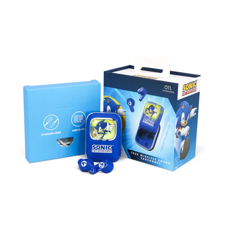 image 1 of Sonic The Hedgehog Slide Open TWS Earphones | Blue