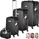 image 9 of Suitcase Set Cleo - 3 suitcases, 1 beauty case, including luggage scales and tags | Gold | rose gold | 1
