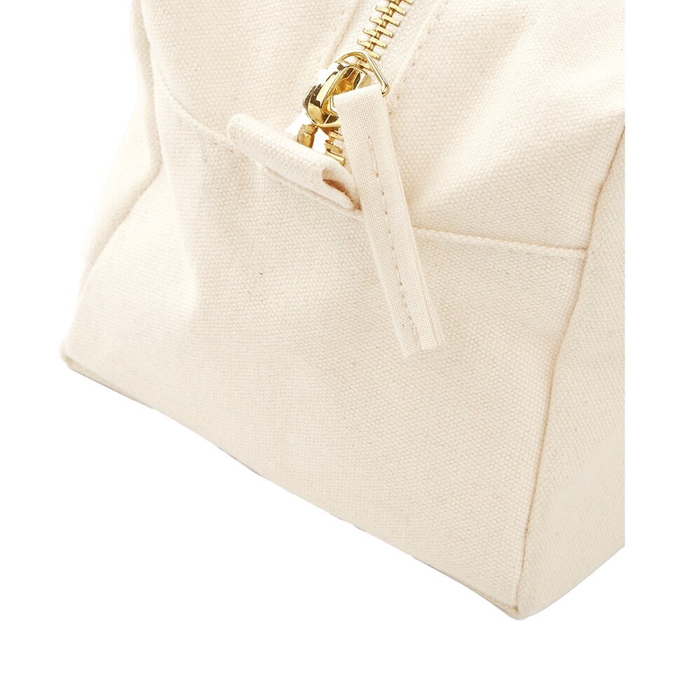 image 1 of Westford Mill Canvas Toiletry Bag | Multi | Natural | 11cm x 21cm x 11cm | 1