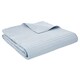 image 3 of Bianca Quilted Lines Bedspread | Blue | One Size