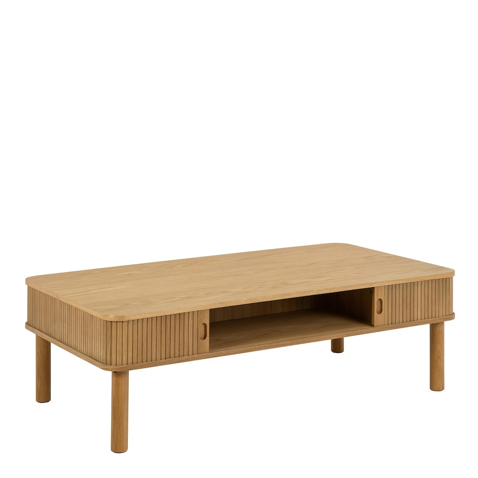 image 1 of Langley Coffee Table Sliding door in Oak
