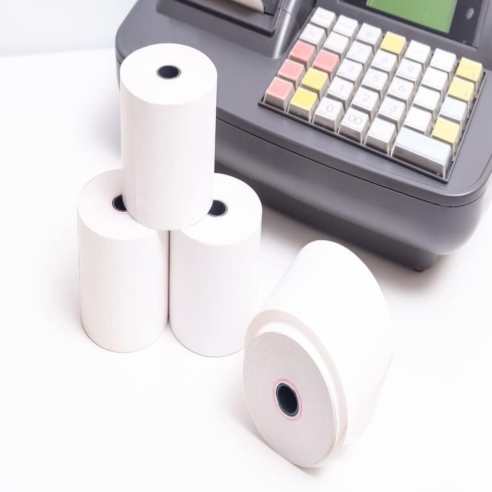 image 1 of Straame Pack of 20, 80x80mm Premium Thermal Till Rolls