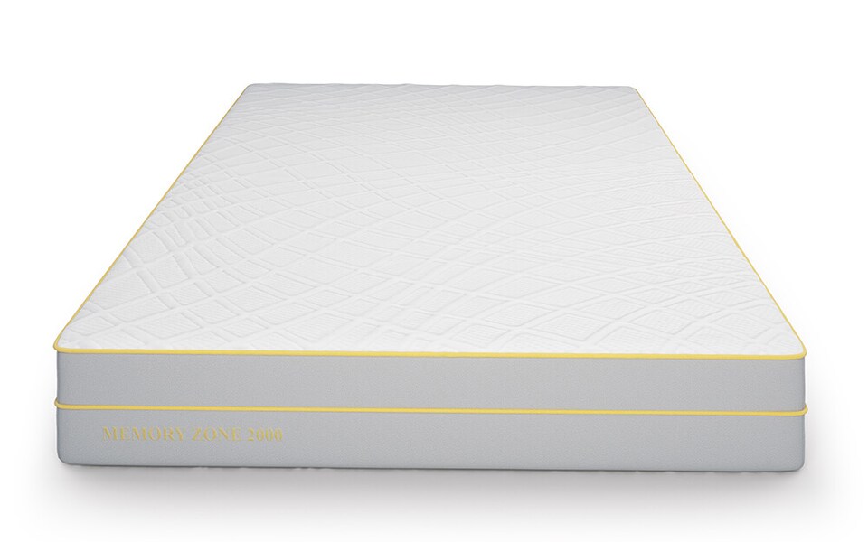 image 1 of Memory Zone 2000 Pocket Mattress King Size | White | King | 1