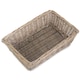 image 3 of Large Antique Wash Tapered Serving Tray | Brown | Brown | Large