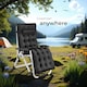 image 8 of Sun Lounger Cloud - folding, adjustable backrest and footrest | Black | black | One Size | 1
