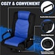 image 4 of Yaheetech Swivel Floor Gaming Chair with Adjustable Backrest