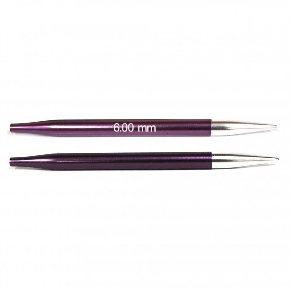 KnitPro ZING S IC 6 - Zing: Knitting Pins: Circular: Interchangeable: Special: 6.00mm in Silver