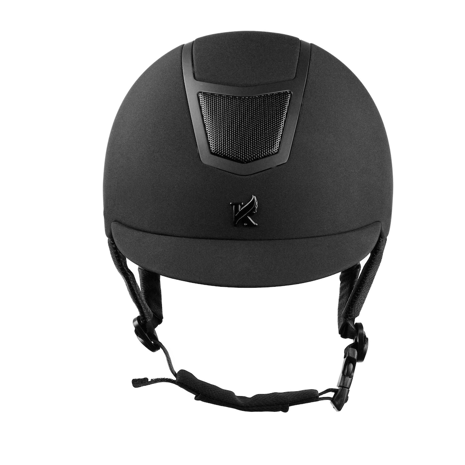 image 1 of Karben Unisex Adult Elena Fixed Peak Riding Hat - Black - 53cm - 55cm
