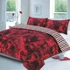 image 1 of Roses Duvet Cover Set - Double - Red
