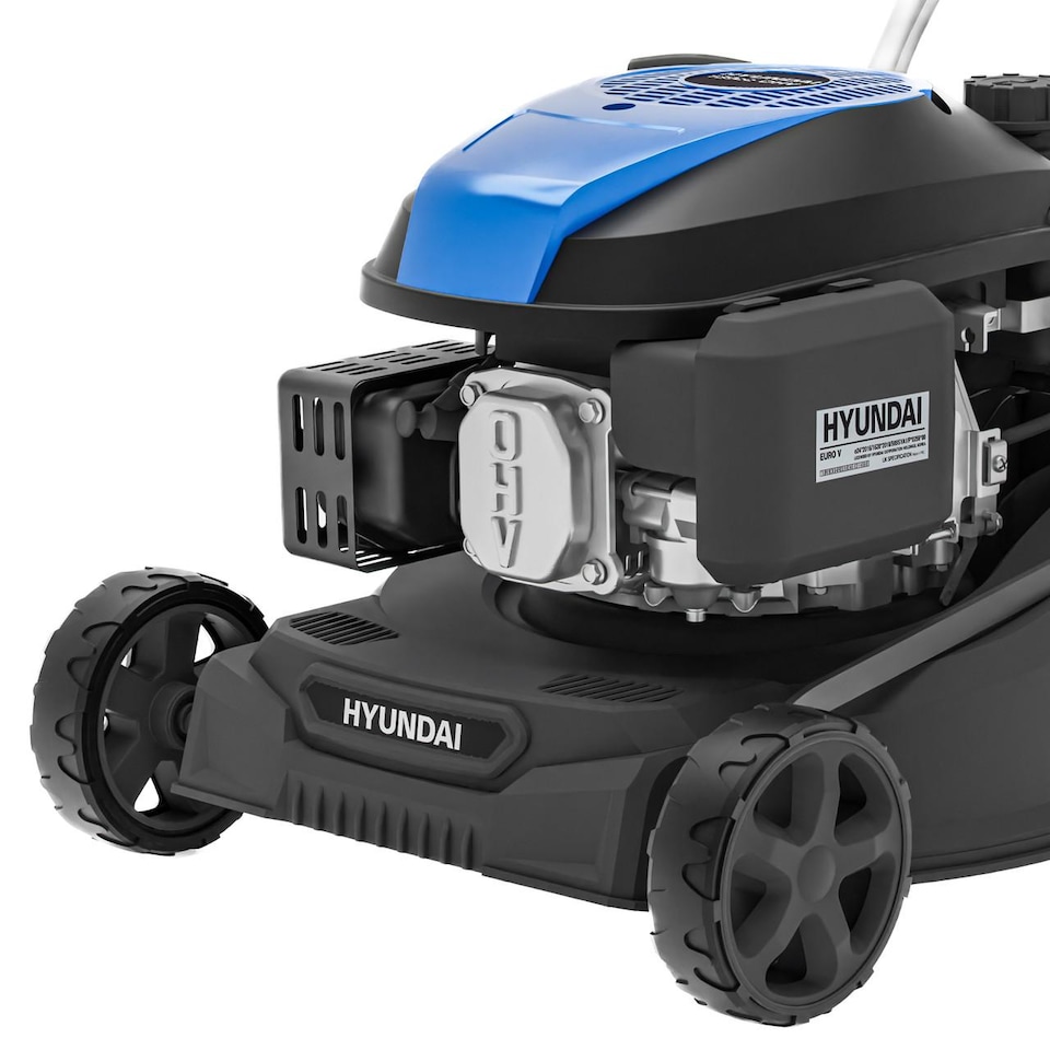 image 1 of Hyundai 16 Inch 40cm Petrol Lawnmower, Hand Push, 139cc Engine HYM16130PX