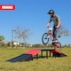 image 4 of GEEZY Multi-Functional 6-in-1 Mini Ramp Set For Roller Skates, Skateboards, Black