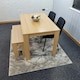 image 7 of Dining Table Set with 2 Chairs Dining Room and Kitchen table set of 2, and Bench Brown