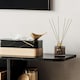 image 8 of HOMCOM Wall Mounted TV  Stand Entertainment Unit with Storage Shelf, Black