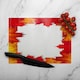 image 2 of Autumn Border Glass Chopping Board | Multi