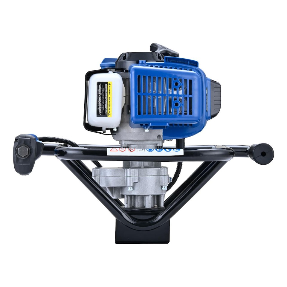 image 1 of Hyundai 56cc Petrol Earth Auger, 3 Drill Bits (100mm, 150mm, 200mm) HYEA5600X