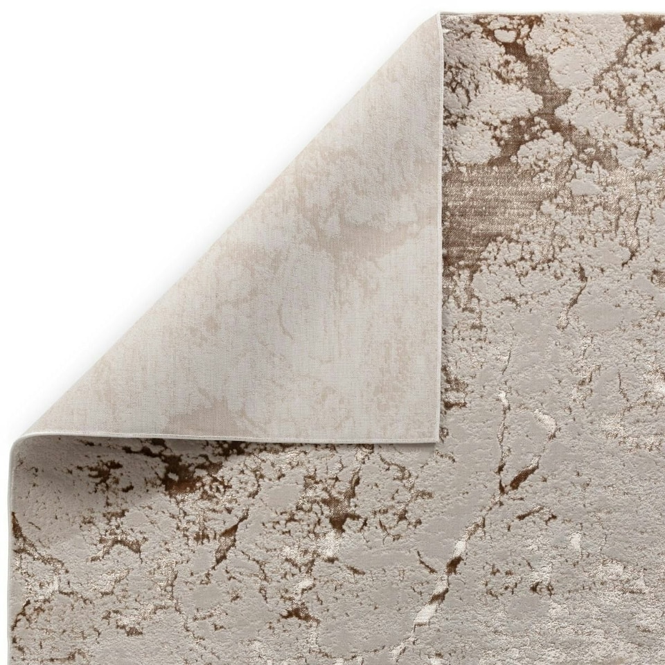 image 1 of Modern Rug, Abstract Anti-Shed Rug for Living Room, & Bedroom, Dining Room Rug with 8mm Thickness-200cm X 290cm Bronze | 200cm X 290cm