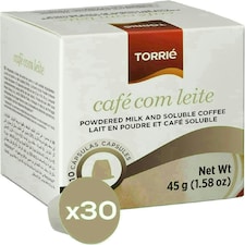 Instant Coffee with Milk Nespresso ® Compatible Coffee Capsules (30 Pods)