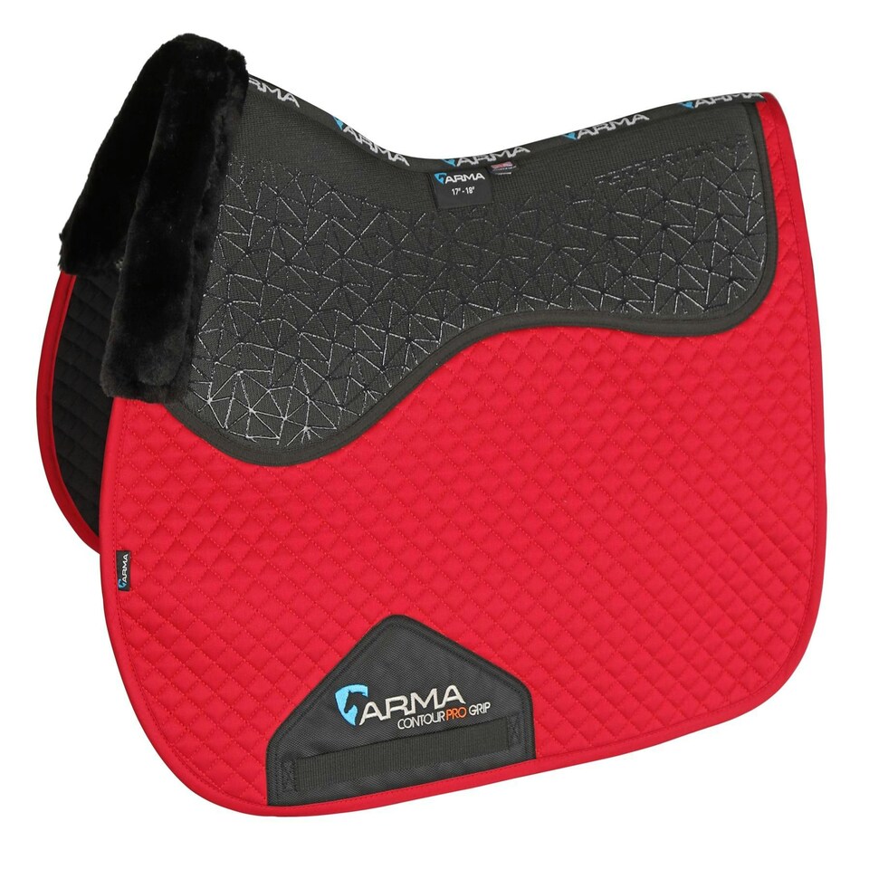 image 1 of Shires Performance Fusion Saddlecloth Black | Size: 17-18 Inch
Colour: Black